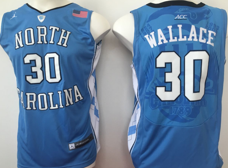 NCAA Men North Carolina Tar Heels Blue 30->ncaa teams->NCAA Jersey